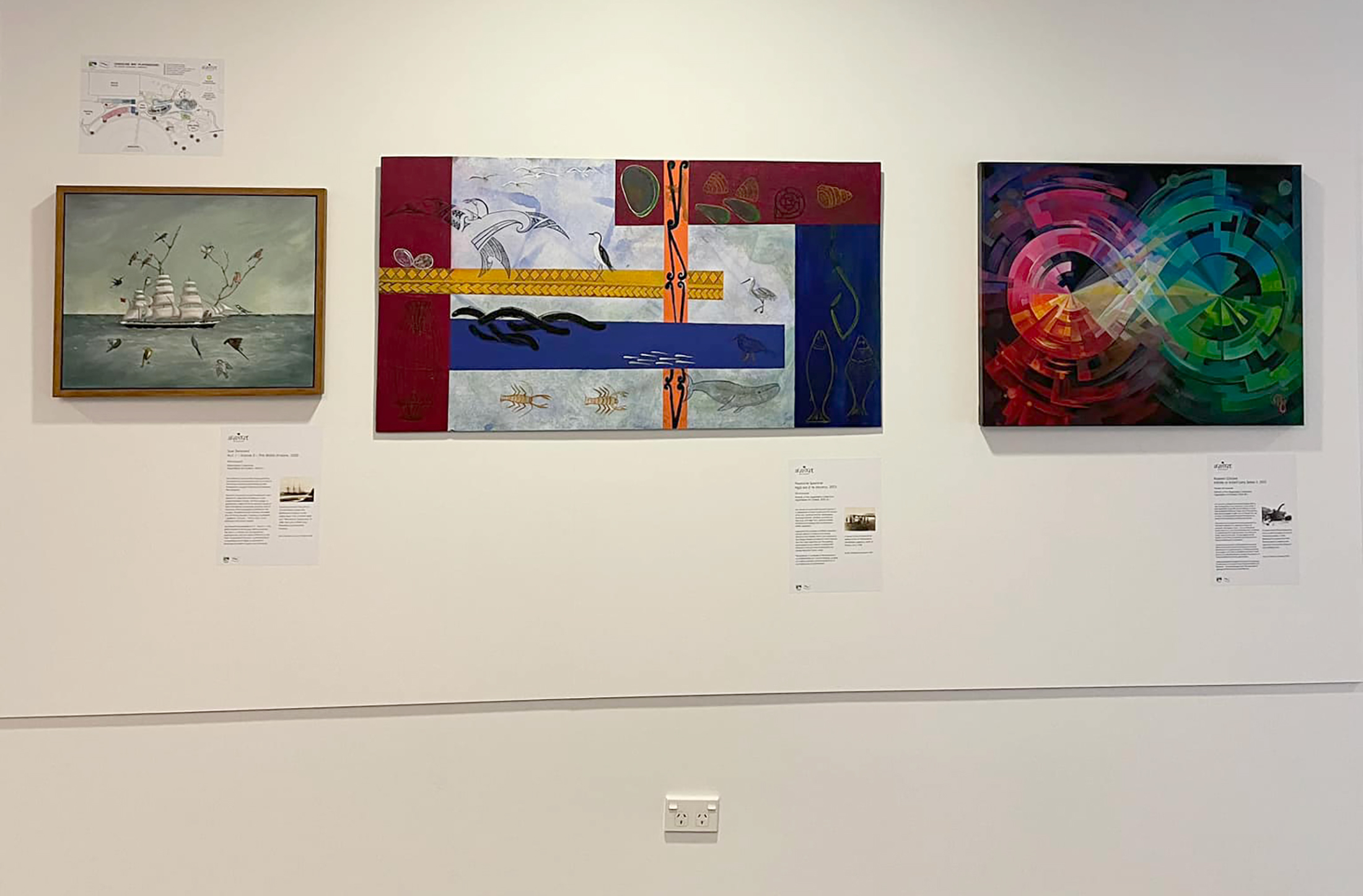 2 June 2024 3 art works 2 of which were purchased by the Friends for the gallery Reproductions of these art works are at CPlay Playground which has just won Playground of the Year