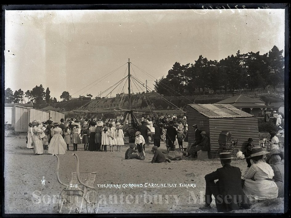 218 The Merry go round Caroline Bay Timaru South Canterbury Museum