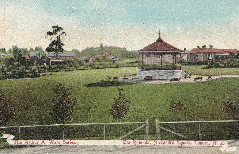 Alexandra Square Timaru Postcard