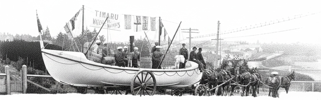 Alexandra lifeboat in a parade