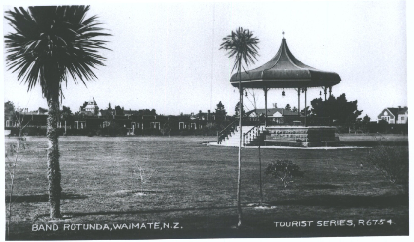 Band Rotunda Waimate Hocken Digital Collections