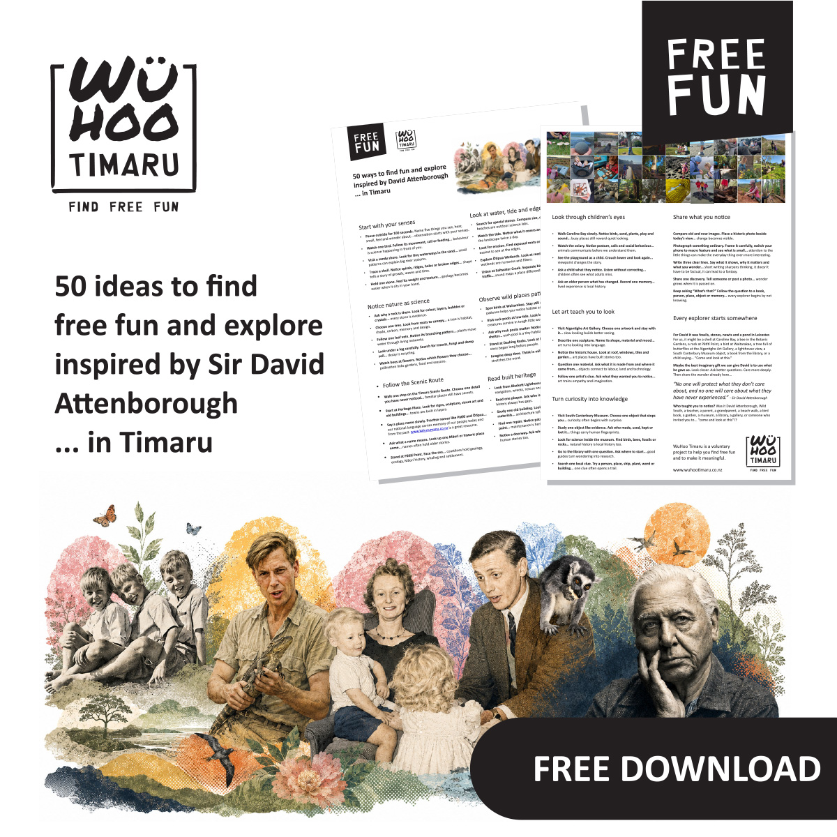 WuHooTimaru Find Free Fun with Attenborough 260508