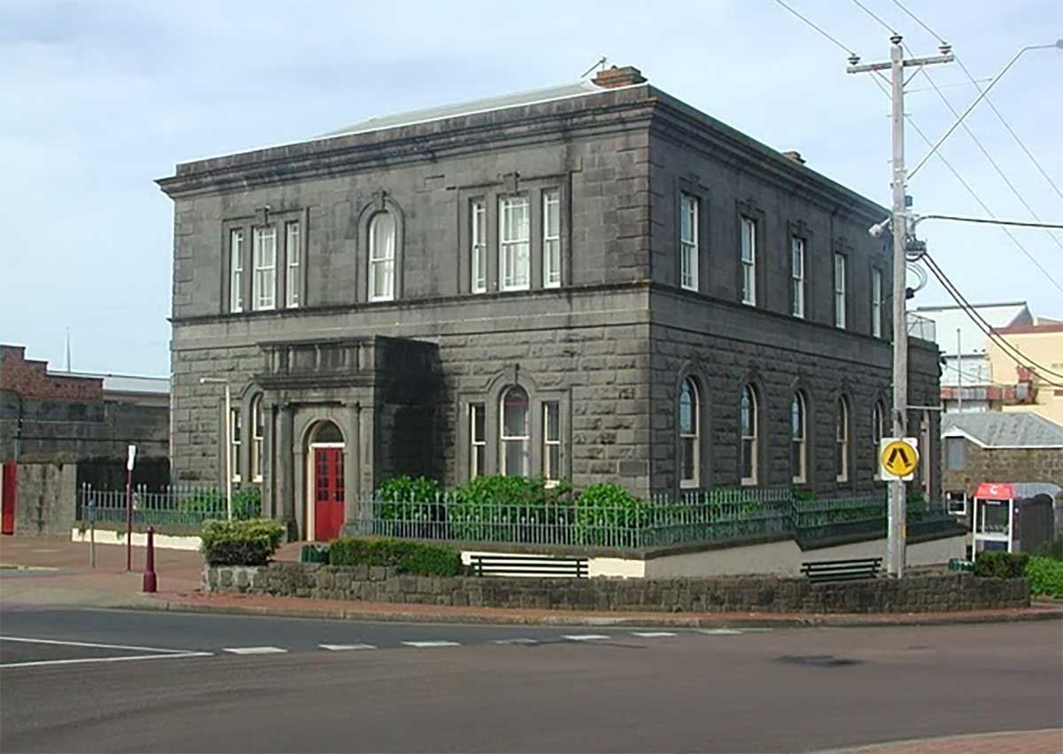 Corner Julia and Percy Streets in Portland is the ANZ Bank