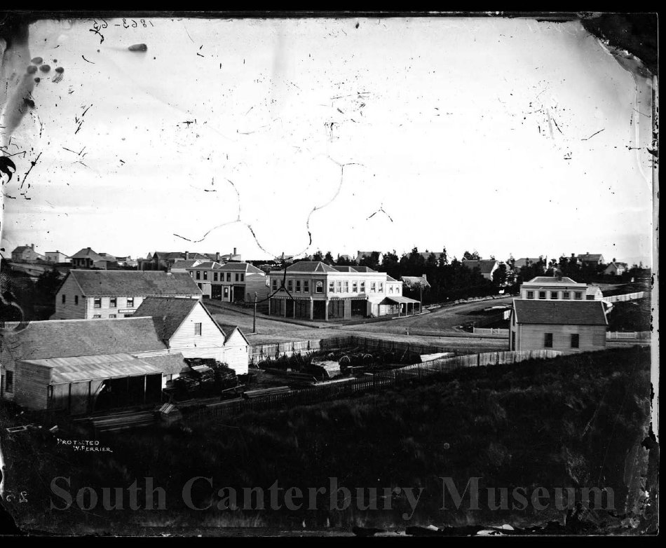 Corner of Stafford and George Streets Timaru South Canterbury Museum 6108