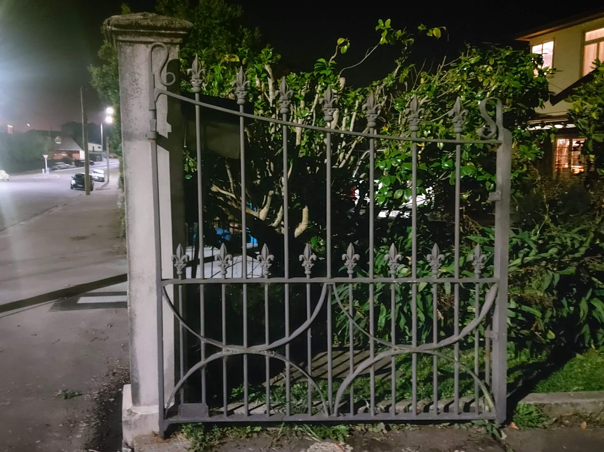 Faulkner left side Gate on Sefton Street Timaru