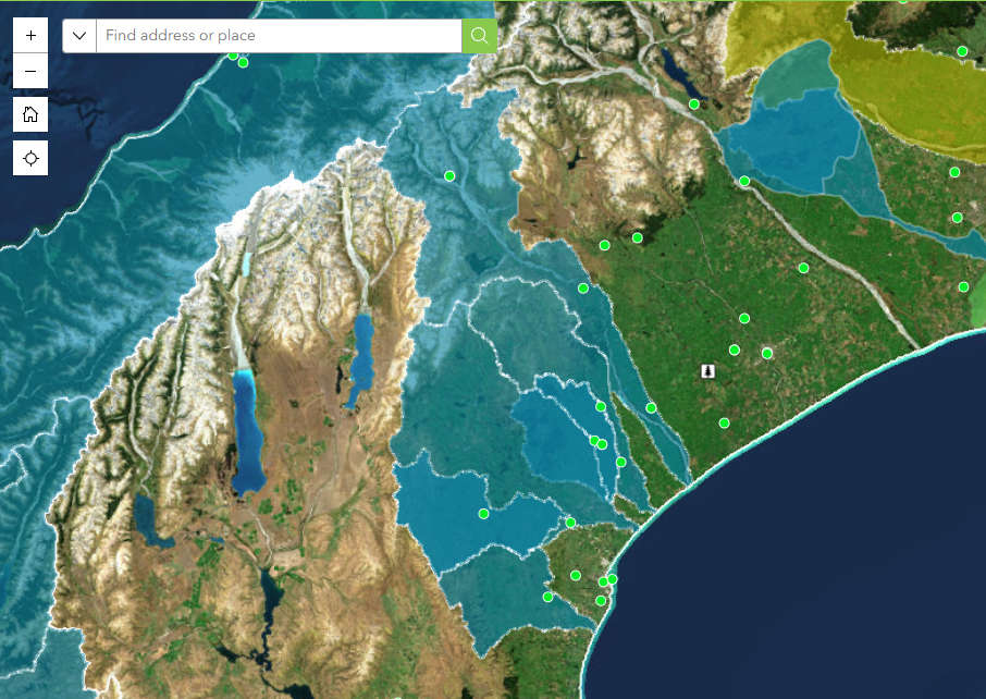 LANDCARE TRUST Catchment Collectives Catchment Groups and Environmental Community Groups Layers Canterbury