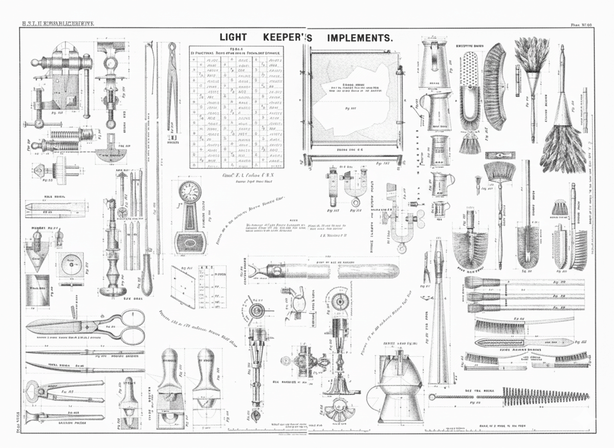 Light Keepers Implements 1862