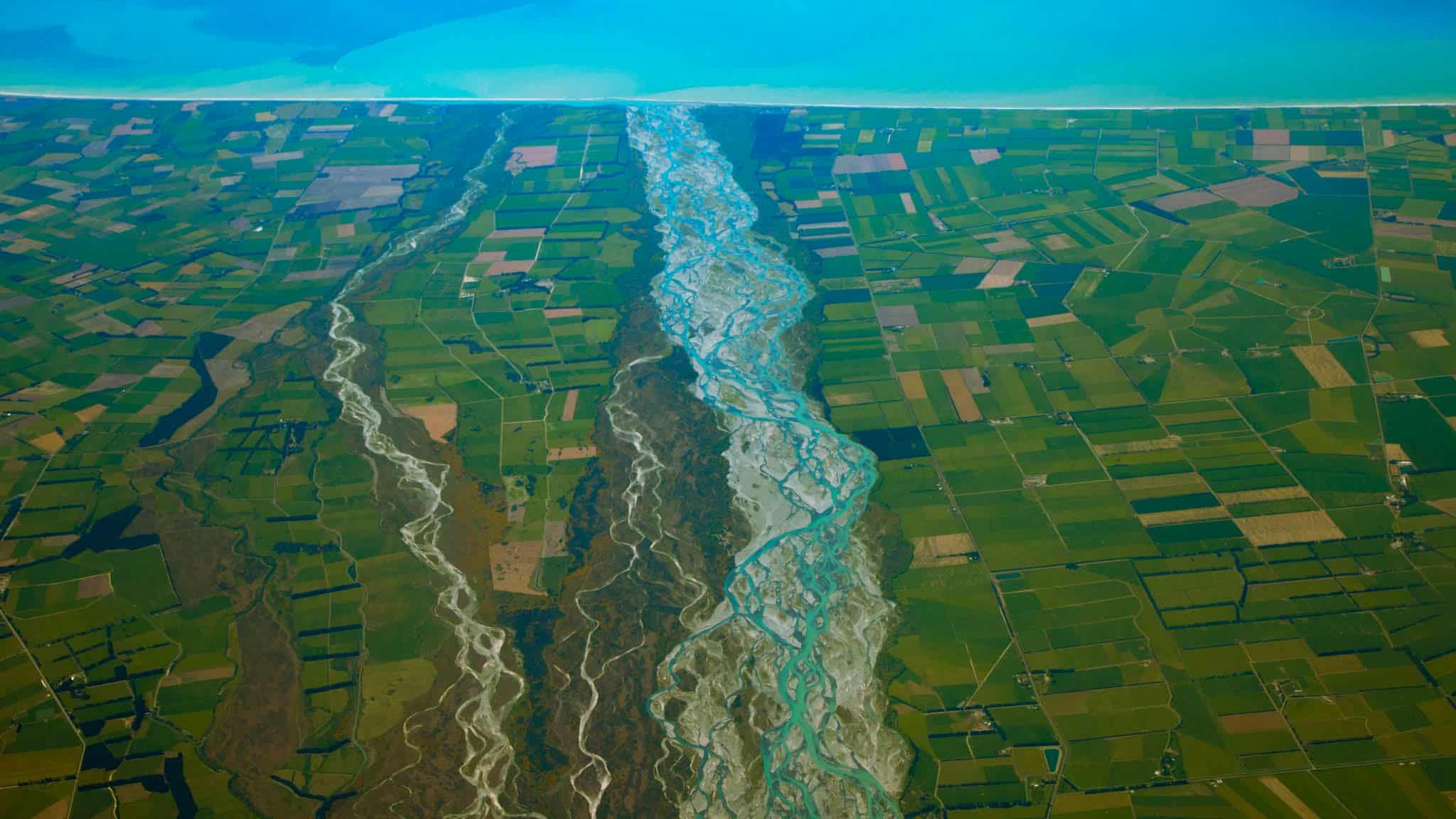 Rakia River reaching to the East Coast of New Zealand Photography By Geoff Cloake