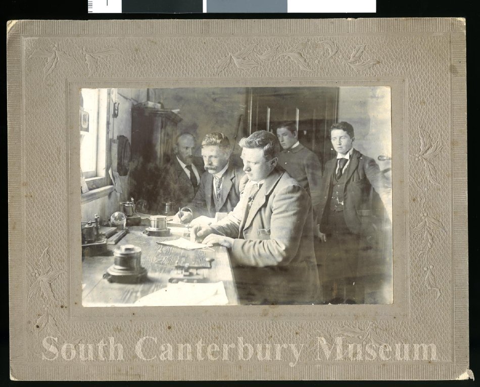 Receiving news of Boer War South Canterbury Museum 2681
