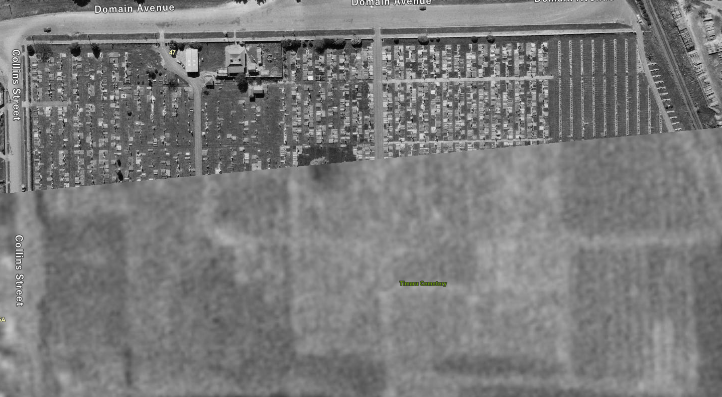 Sexton House 1970 74 Timaru Cemetery Canterbury Maps