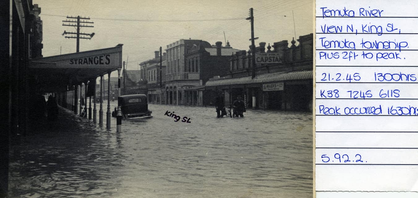 Temuka River Flood King Street 21 2 45