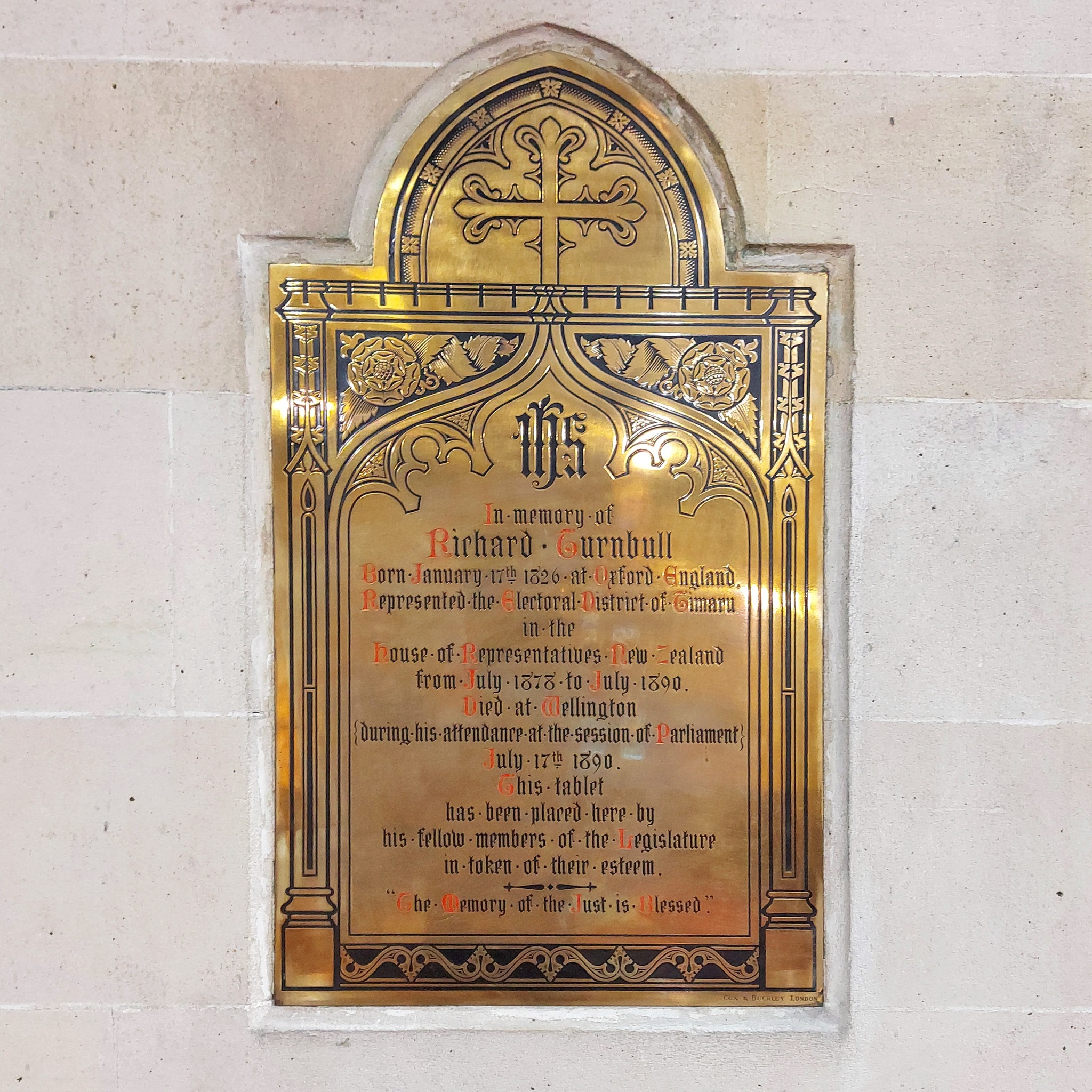 Turnbull_plaque_at_St_Marys_Anglican_Church_in_Timaru_ _Photos_Roselyn_Fauth