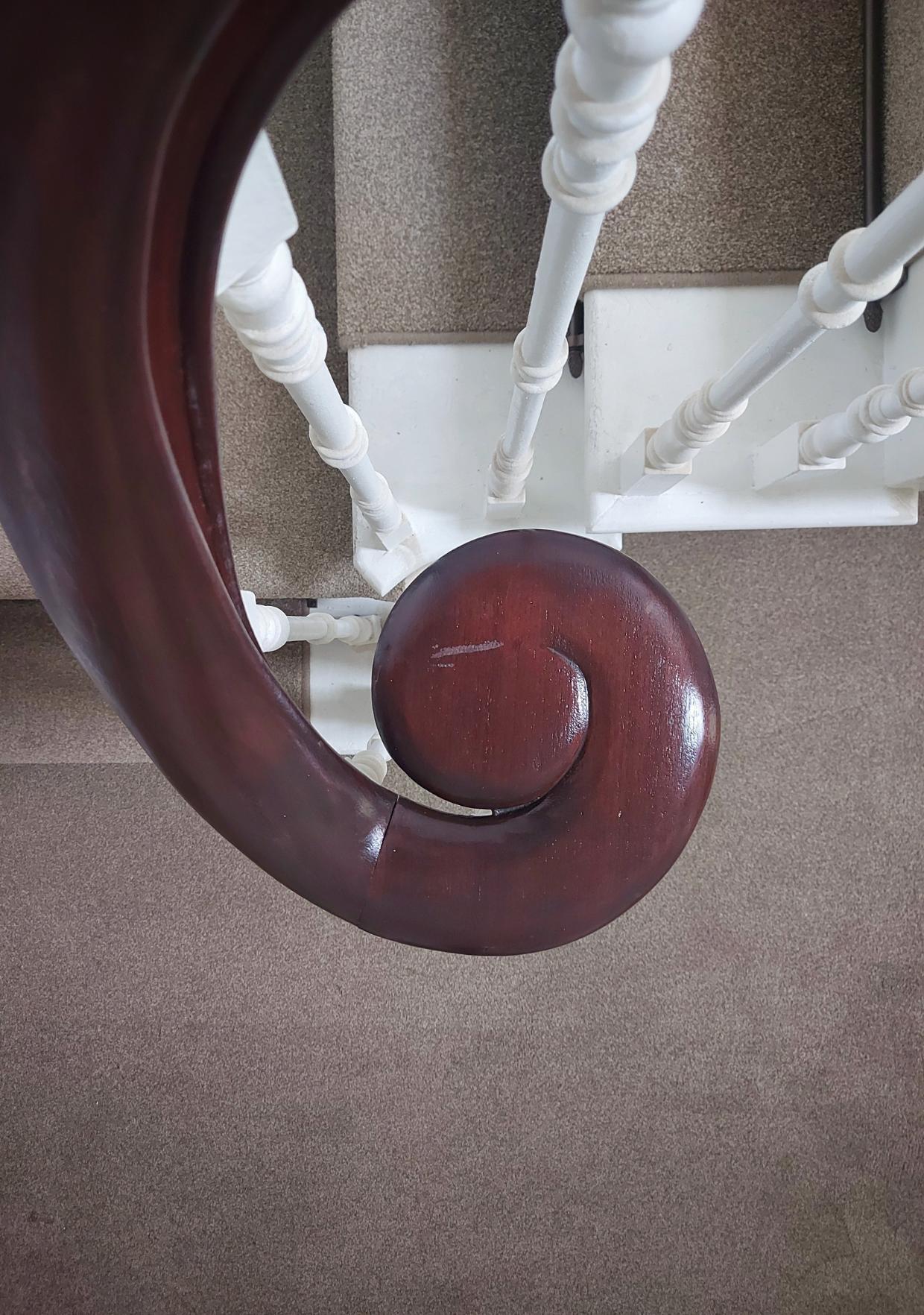 Union bank opened in Timaru in 1877 Koru Staircase detail RFauth2026