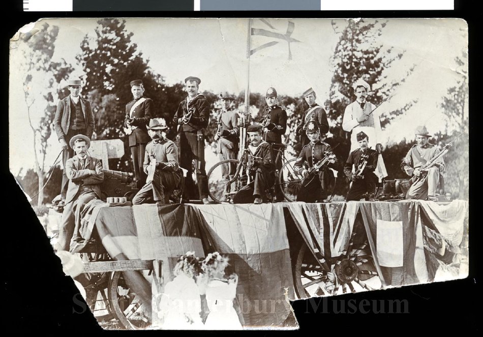Grand tableaux c1900 Port Guards Boer War 1581