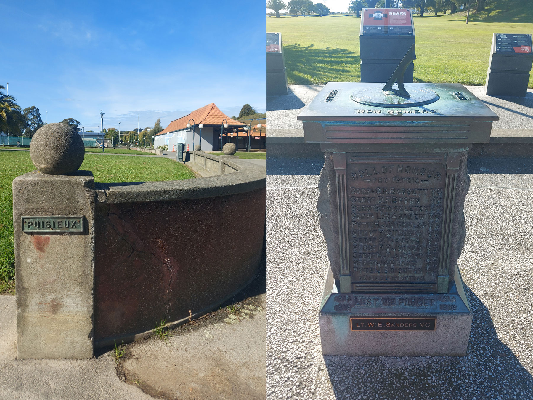 Timaru War tour CarolineBay Wall SunDial Display RoselynFauth 2026 115832