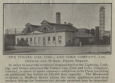 timaru coke coal and gas Promotional guide book of Timaru